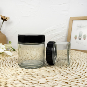 Pot en verre CR en gros avec couvercle en plastique pour le stockage des fleurs et des concentrés - Product Image 5