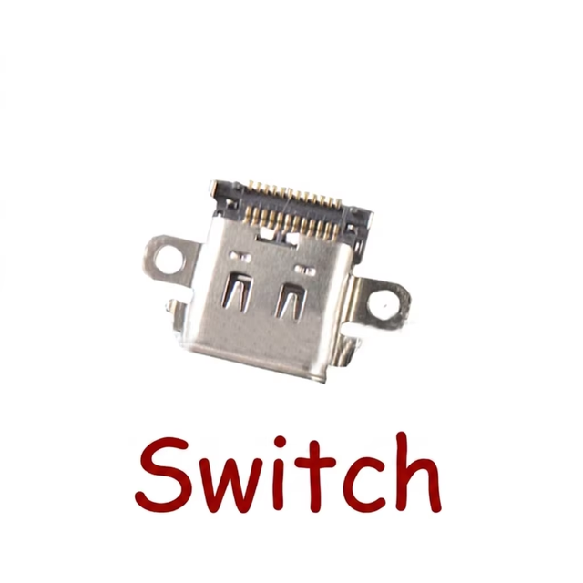 High Quality USB-C Charging Port Socket for Nintendo Switch Fast Charge Power Connector Easy Solder Repair Parts