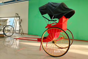 Rickshaw à passagers de style Shanghai classique, fabriqué en Chine - Product Image 2