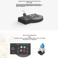 Controlador de Juegos Arcade USB PXN 0082 Street Fighter para Android PC P3 P4 X-one Switch Joystick