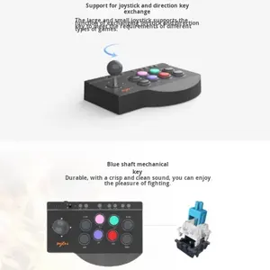 Controlador de Juegos Arcade USB PXN 0082 <span class=keywords><strong>Street</strong></span> <span class=keywords><strong>Fighter</strong></span> para Android PC P3 P4 X-one Switch Joystick - Product Image 3