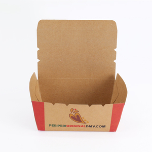 Kemasan Makanan Cepat Saji Ramah Lingkungan yang Dapat Didaur Ulang, Kotak <span class=keywords><strong>Burger</strong></span> Take Away dengan Laminasi Matt, Struktur Kuat, Warna Sesuai Pesanan untuk Sushi dan Kentang Goreng - Product Image 4