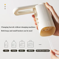 Distributeur d'eau HK-D18 électrique avec trois niveaux de sortie d'eau et démarrage à un bouton, prix modéré, noir et blanc et orange