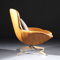 Fauteuil de loisirs, chaise douce pour salon de luxe, Design italien moderne, hôtel, tissu d'accent, chaises confortables