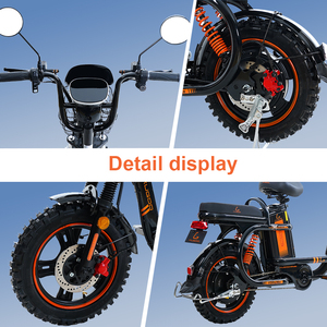 Bicicleta Eléctrica M KUGO V3 PRO MAX 800W, 75KM de Autonomía, 60V 28Ah, Velocidad Máxima 51Km/h, Neumático de 17 Pulgadas, Kit de Bicicleta Eléctrica Urbana - Product Image 4