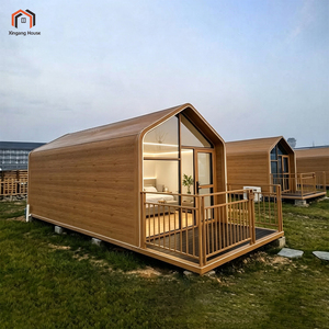 Maison de villégiature de luxe, bâtiment préfabriqué en acier léger sur mesure, maisons préfabriquées, pièce de jardin, mini-maison, cabane de camping - Product Image 3