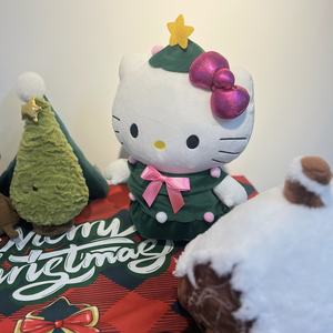 11.8英寸/30厘米Sanrioss HelloKitty圣诞树毛绒-大型柔软可拥抱毛绒动物，节日装饰和礼品 - Product Image 5
