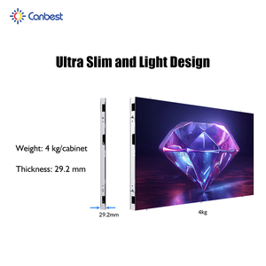Canbest p0.7 p0.9 kép sao lưu 29 Mét Ultra Slim cong COB Màn hình <span class=keywords><strong>LED</strong></span> hiển thị bảng điều chỉnh trong nhà cho an Ninh Trung tâm giám sát - Product Image 2