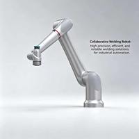 Bras robotique collaboratif en aluminium pour soudage spécial, programmation hors ligne, faible éclaboussure, multicouche, multipasse