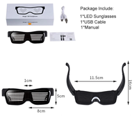 Lunettes à dents magiques LED bleues, 2 pièces, contrôle par application, lumineuses, DJ, batterie électrique, fournitures de fête lumineuses