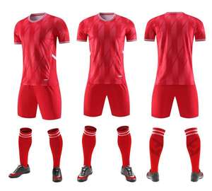 All'ingrosso <span class=keywords><strong>Kit</strong></span> uniforme da calcio da uomo 100% poliestere bianco maglia da calcio personalizzata per adulti - Product Image 5