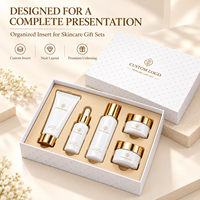 Boîte cadeau en carton rigide écologique, recyclable, avec fermeture magnétique, gaufrage UV, pelliculage mat et dorure à chaud pour emballage de produits de manucure