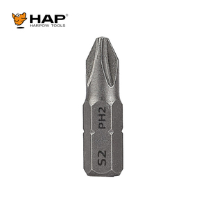 हार्पो 1/4 "हेक्स शंक 25 मिमी s2 चुंबकीय स्क्रूड्राइवर बिट्स साथ philps टॉरक्स पोजी स्लॉटेड स्क्वायर हेड के साथ - Product Image 2