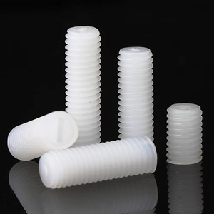Vis sans tête en nylon isolées en plastique blanc M3 M4 M5 M6 M8 M10 M12 - Product Image 4