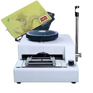 QK-68D Small manual date encoder coder PVC card printer machine