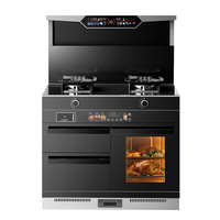 Cuisinière intégrée double brûleur à commande tactile en acier inoxydable avec hotte aspirante intégrée, allumage électronique, gaz naturel GPL