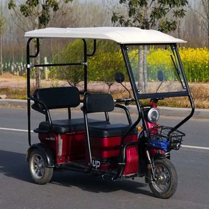 มอเตอร์ไซค์ไฟฟ้า รถสามล้อไฟฟ้า ขายดี รถสามล้อไฟฟ้า 3 ล้อ 48V แบบเปิด นั่งได้ 4 คน - Product Image 6