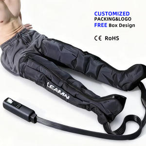 Masajeador de Piernas Leamai, Mangas Dobles para Extremidades Inferiores con Control Remoto, Recargable por USB, Terapia de Compresión por Ondas de Aire - Product Image 5