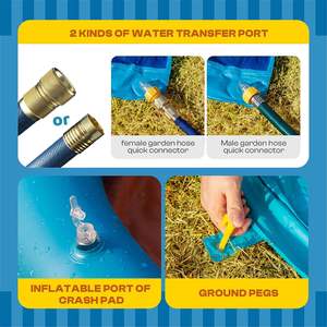 Glissières gonflables <span class=keywords><strong>de</strong></span> parc aquatique <span class=keywords><strong>de</strong></span> course <span class=keywords><strong>de</strong></span> jardin Jouets <span class=keywords><strong>d</strong></span>'<span class=keywords><strong>eau</strong></span> <span class=keywords><strong>de</strong></span> pulvérisation <span class=keywords><strong>d</strong></span>'été Glissière <span class=keywords><strong>d</strong></span>'<span class=keywords><strong>eau</strong></span> pour le jeu <span class=keywords><strong>d</strong></span>'herbe en plein air - Product Image 2