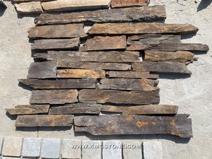 <span class=keywords><strong>Pavé</strong></span> fou d'ardoise grise de style moderne Dalle aléatoire antiacide naturel antique de surface pour le pas extérieur pour les villas - Product Image 3