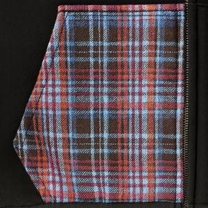 TOPSHOW Fabricants de vêtements, sweat à capuche zippé personnalisé en molleton français 100% coton, patchwork, blocs de couleur, pour hommes - Product Image 3