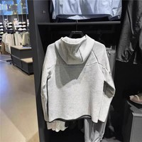 Chemise à capuche décontractée en tricot haut de gamme pour homme, pull printemps-automne, veste confortable à poches zippées