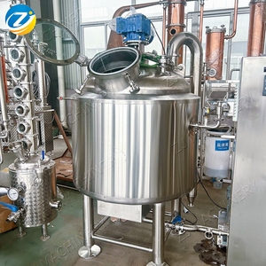 Sistema de destilación de torre de columna alta ZJ 300L, máquina para destilería de <span class=keywords><strong>alcohol</strong></span> de vodka con tanque de fermentación Mash Tun - Product Image 6