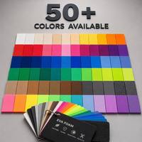 Plaques de mousse EVA haute densité colorées personnalisées, épaisseur 100 mm/70 mm, polyvalentes pour l'artisanat DIY, l'emballage industriel, fabriquées en Chine