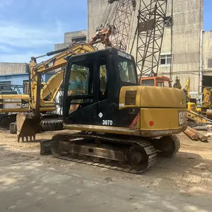 Sâu bướm ban đầu secondhand Mini 307d 7 tấn Máy xúc mini máy xúc nhỏ lỗ Digger Máy mèo 307 đào rãnh Digger