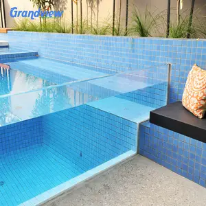 40mm 50mm 80mm Acrylic Pool Plexiglass Indoor And Outdoor Pools Swimming Glass