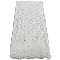Dentelle africaine originale NI.AI en coton avec pierres, dentelle autrichienne, dentelle suisse de luxe pour robe de soirée