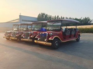 Export Electric Classic Antique Car CE <b>Certification</b> Manufacturer Direct Sales Classic Black Electric Antique Car Shuttle Bus - Product Image 6