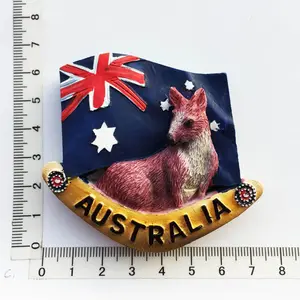 Kreative niedliche australische Art tourismus geschenke 3d Harz kühlschrank magnet