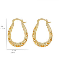 Boucles d'oreilles pendantes en alliage, motif fleur ajourée, style rétro exagéré, pour femmes, idéales pour les soirées