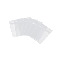Sac auto-obturant en plastique polyéthylène transparent personnalisé stockage de vêtements sac à fermeture éclair emballage