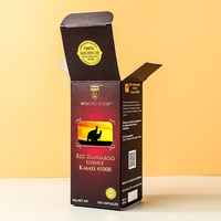 Boîtes en papier de soins de santé Votre logo Boîte d'emballage en papier en carton UV Gold Spot 350 400 grammes Boîtes en papier de supplément blanc