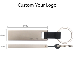 Clé <span class=keywords><strong>USB</strong></span> Métallique Super Mini en Promotion 8 Go 16 Go 32 Go 64 Go avec Porte-clés Style Pendrive - Product Image 2