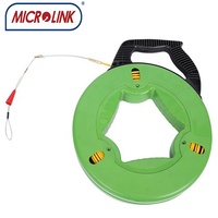MICROLINK Tige de tirage en fibre de verre traceable pour câbles, conduit et réseau PON, en PRV