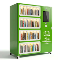 HAUMR Library Holds Locker RemoteLocker LibCabinet 24/7 Kiosco Inteligente para Préstamo de Libros con Detección RFID y Pantalla Táctil