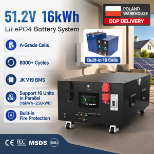 Baterí<span class=keywords><strong>a</strong></span> Lifepo4 de 48V 51.2V 300Ah 330Ah 15Kwh 16Kwh con BMS JK V19 para Almacenamiento de Energí<span class=keywords><strong>a</strong></span> Doméstica, Envío DDP Libre de Impuestos desde la UE - Product Image 1