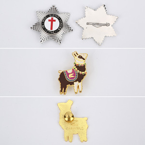 Insignias Metálicas Personalizadas Circulares de Aleación de Zinc con Cierre Magnético de Mariposa, Regalos Empresariales, Insignias Escolares y de Empresa - Product Image 5