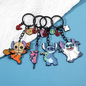 2025 nouveau dessin animé créatif fantôme drôle sac pendentif petit cadeau en gros Halloween personnage de dessin animé porte-clés - Product Image 3