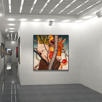 Écran LCD carré de 33,2 pouces, Android 7.1 RK3288 1920x1920, cadre d'art mural numérique pour la publicité dans les métros et les espaces commerciaux