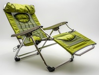 Meilleure chaise longue de plage pliante portable confortable qui repose à plat