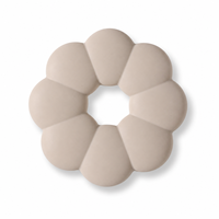 Sous-plat rond en silicone de 16 cm, motif floral, résistant à la chaleur, antidérapant, flexible, pour table de cuisine, 2 couleurs, vente en gros