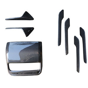 Accessoires auto en fibre de carbone 2 pièces de jupes latérales pour <span class=keywords><strong>tesla</strong></span> modèle Y - Product Image 5