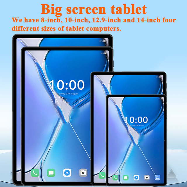 Android Tablet PC 10.1 Inch 2 in 1 Laptop Intel Processor Tablet Barata Keyboard Stylus WiFi Business Office Student Tablet