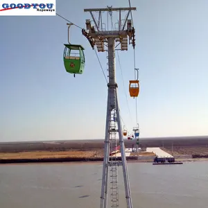 Cable car ropeway cross the river cross the sea lake Goodyou brand Chinese ropeway manufacturer