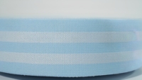 Bande élastique en polyester de couleur unie avec logo personnalisé Aoya, en latex, souple et durable, pour vêtements de sport ou de loisirs