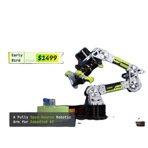 Kit de Brazo Robótico de Código Abierto ReBot B601-RS 6+1DOF con Pinza, SDK para Python ROS1/ROS2 para Aprendizaje Físico de IA, Sin Fuente de Alimentación - Product Image 1